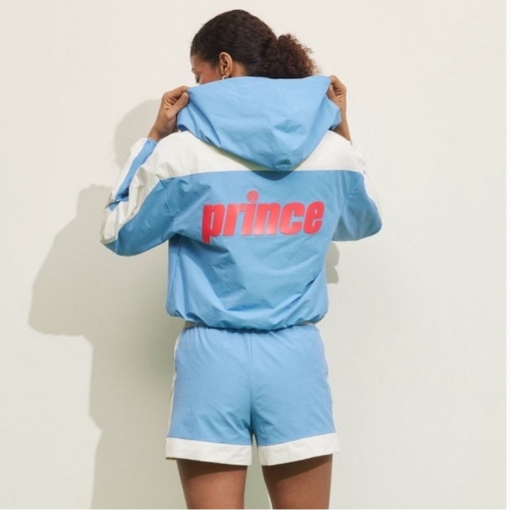 NWT Prince x Target Pickleball Windbreaker Blue/White sz XL